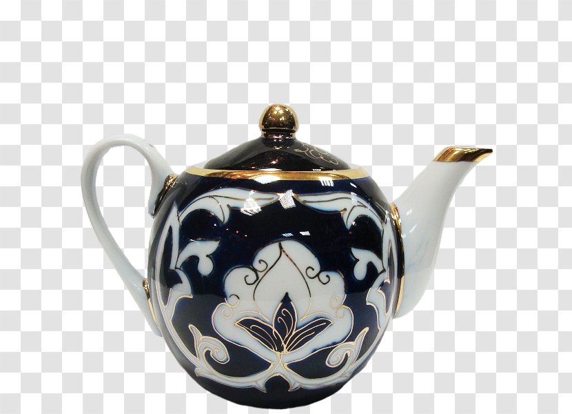 Teapot Pottery Ceramic International Chemical Identifier Porcelain - Blue And White - Tn Transparent PNG