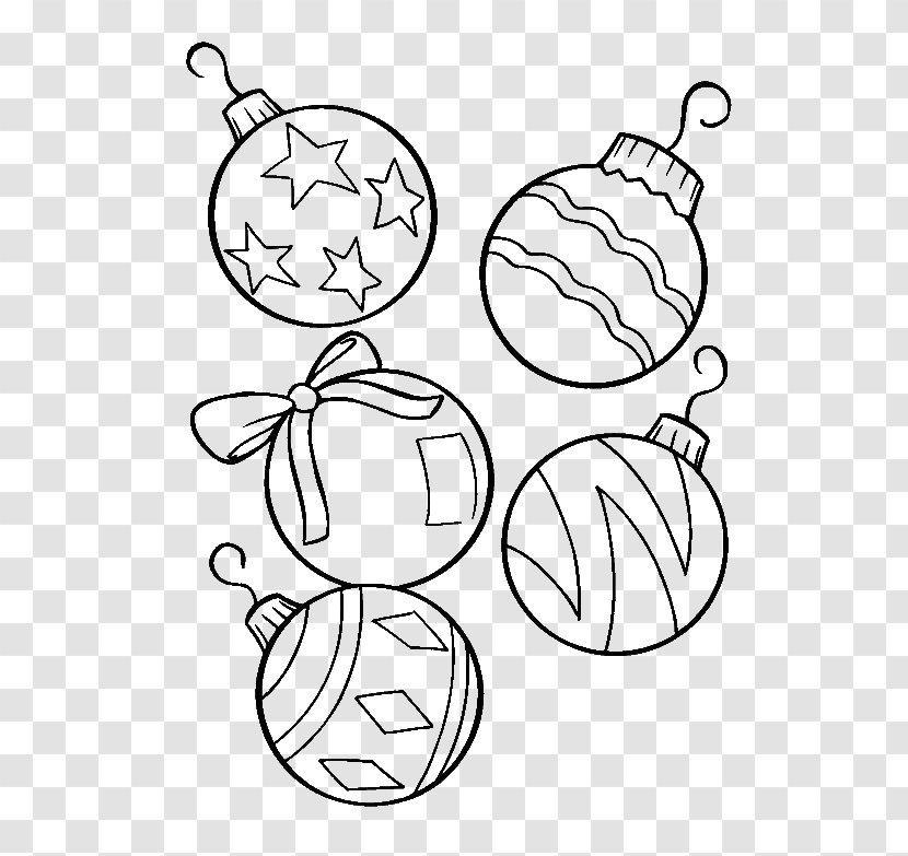 Christmas Ornament Coloring Book Tree Decoration - Heart Transparent PNG