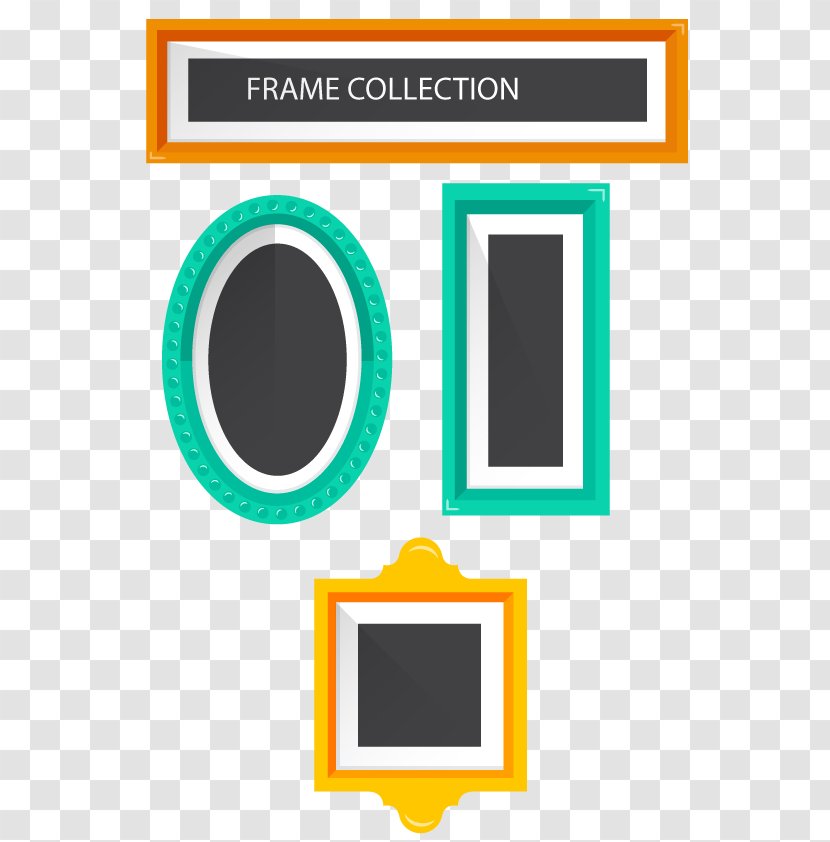 Picture Frame Adobe Illustrator - Text - Yellow Blue Window Frames Transparent PNG