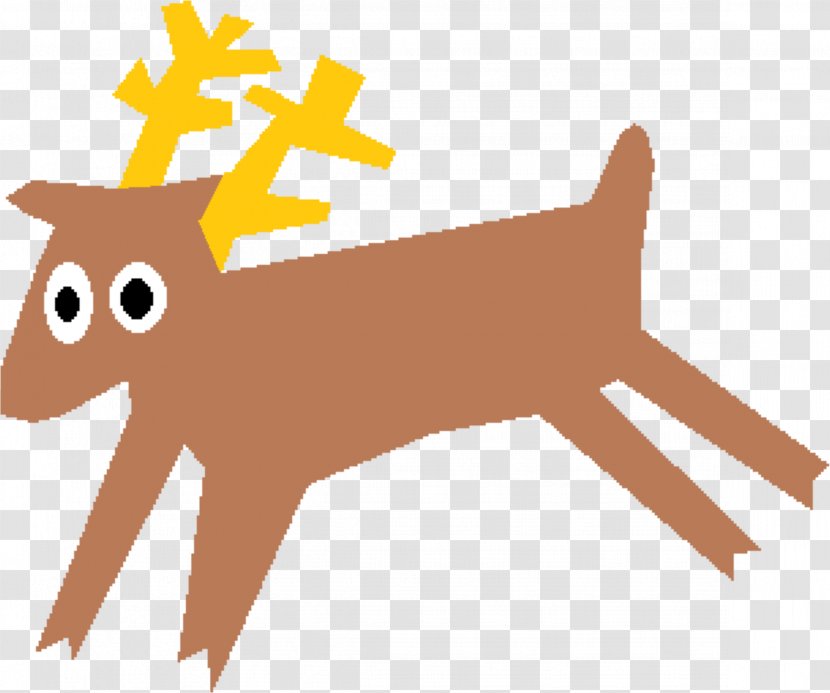 Reindeer Canidae Clip Art - Mammal Transparent PNG