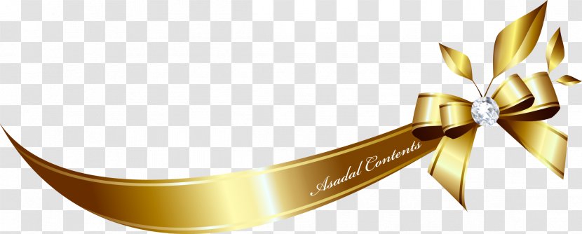 University Of Babylon Al-Mustansiriya U062au0647u0646u0626u0629 - Gold Silk Bow Transparent PNG