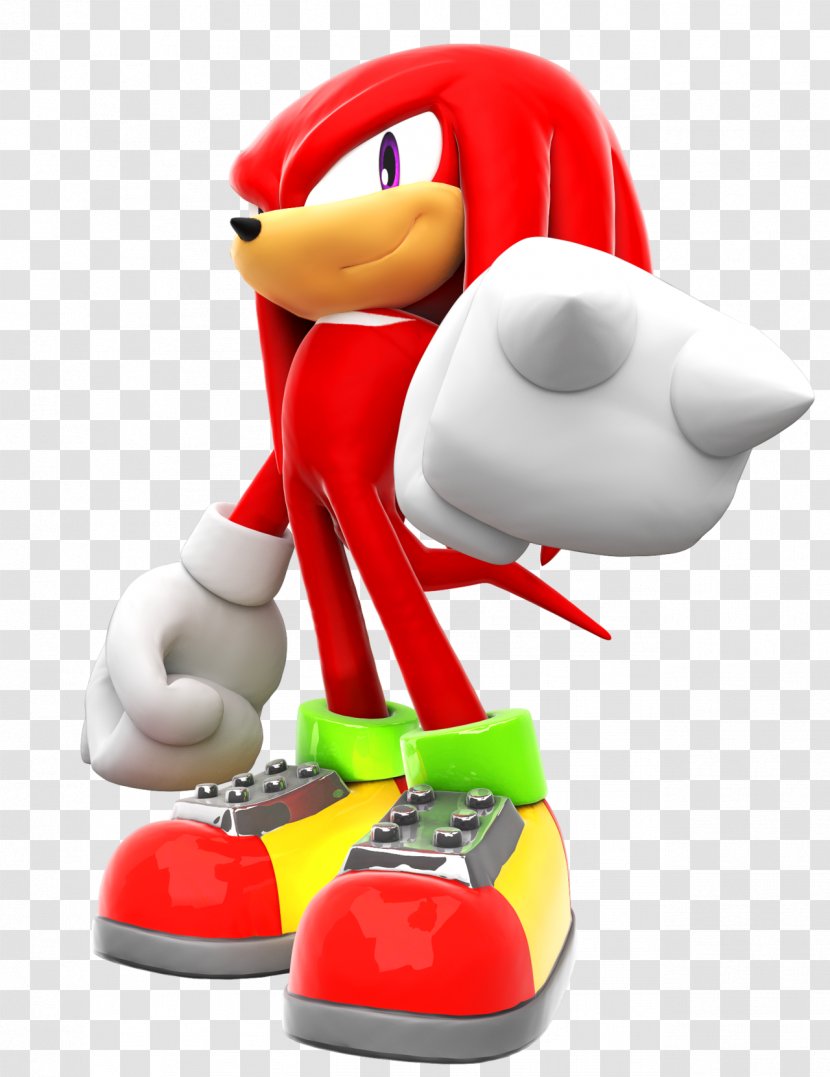 Knuckles The Echidna Sonic Generations Shadow Hedgehog Project M Rendering - Figurine - 3d Computer Graphics Transparent PNG