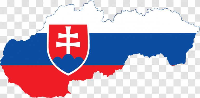 Flag Of Slovakia National Map - Hungary Transparent PNG