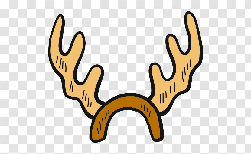 Antler Cartoon Finger Clip Art - Reindeer Free Download Transparent PNG