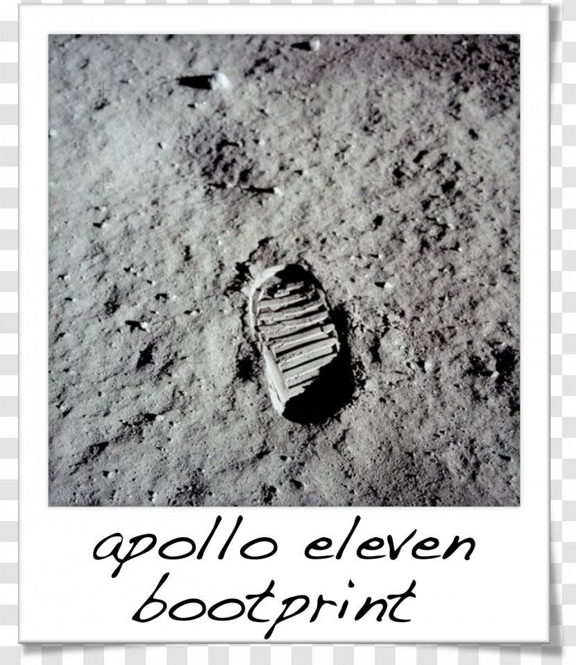 Apollo 11 Program Moon Landing Footprint Transparent PNG