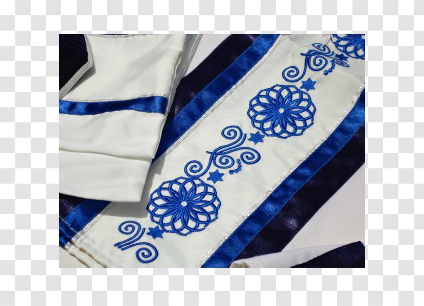 Cobalt Blue Textile - Electric - Tallit Transparent PNG