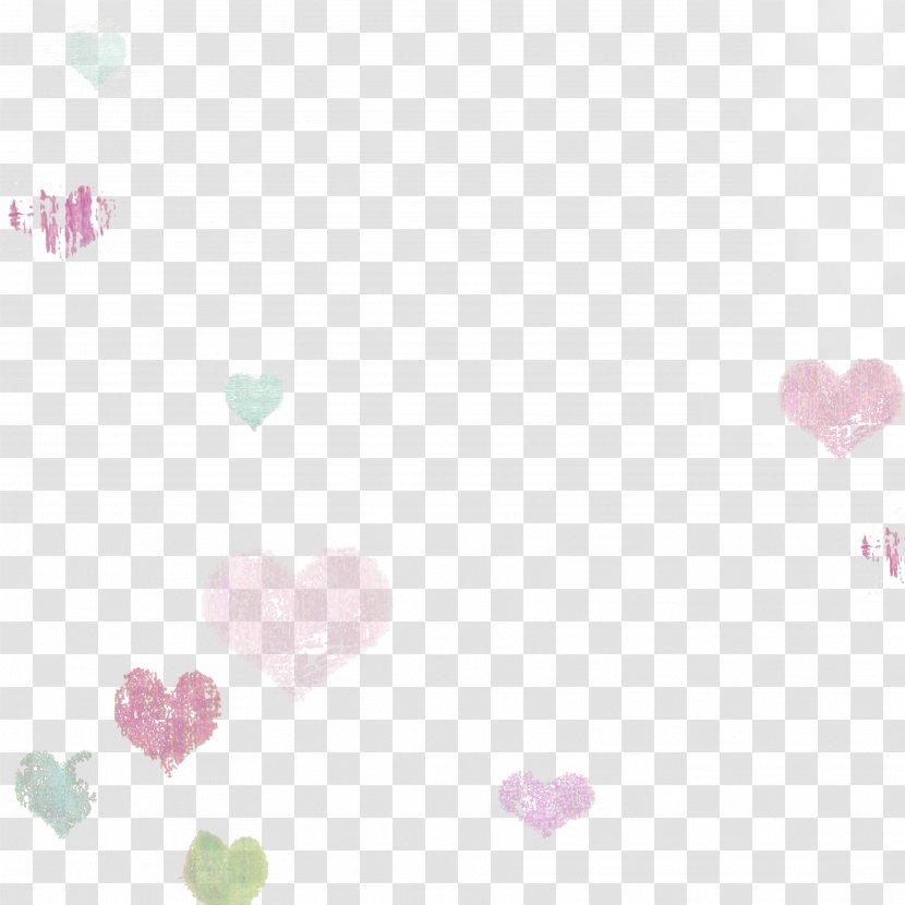 Desktop Wallpaper Heart Petal Pattern - Love - Beautiful Floating Hearts Transparent PNG