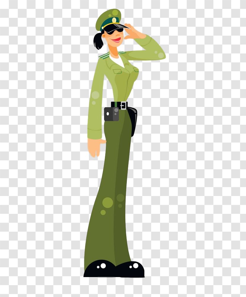 Green Cartoon Standing Figurine Recreation - Style Costume Transparent PNG