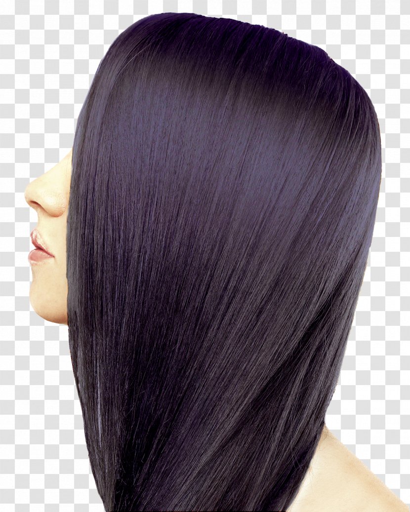 Human Hair Color Red-violet Coloring - Chin - Violet Transparent PNG