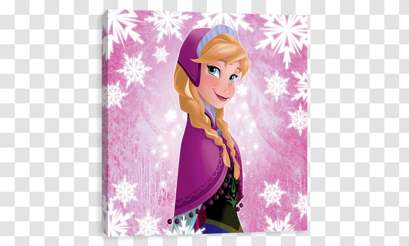 Frozen Elsa And Anna Décalque, Colle Et Colorie - Pink Transparent PNG