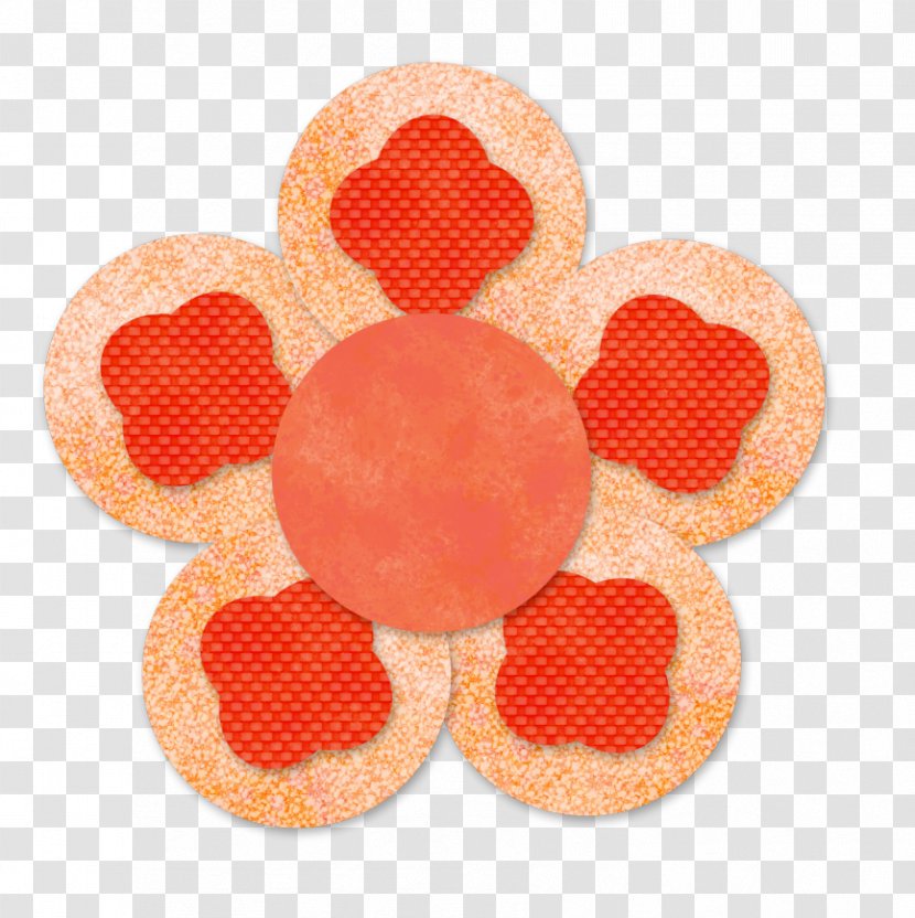 GIF Image Symbol - Peach - Flores De Papel Crepe Transparent PNG