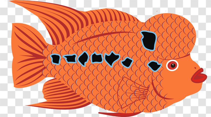 Goldfish Bony Fishes Flower Horn Clip Art - Auratus - Swimming Transparent PNG