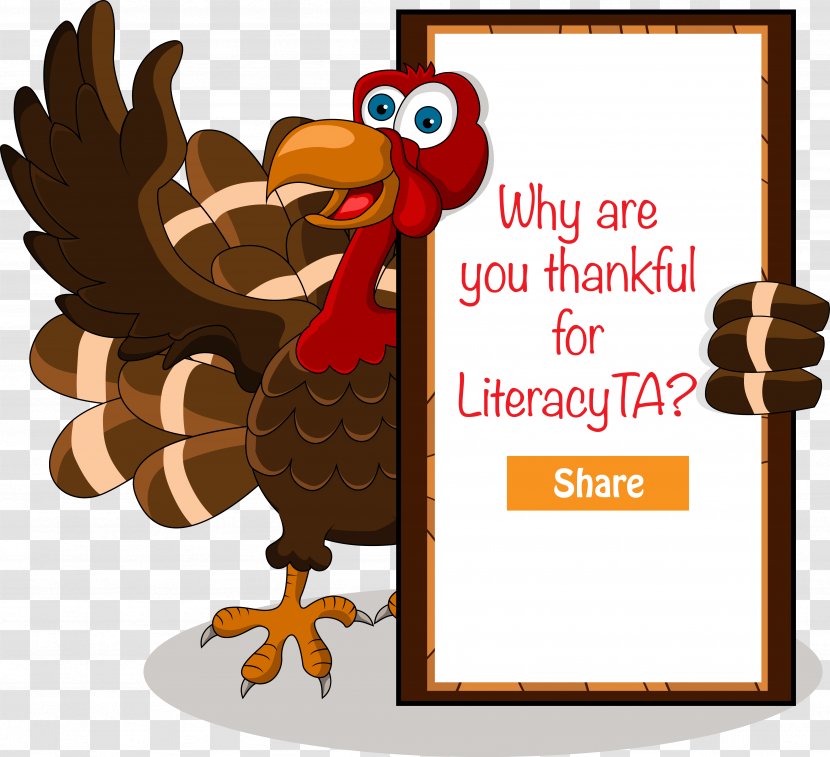 Turkey - Thanksgiving - Holding Sign Transparent PNG