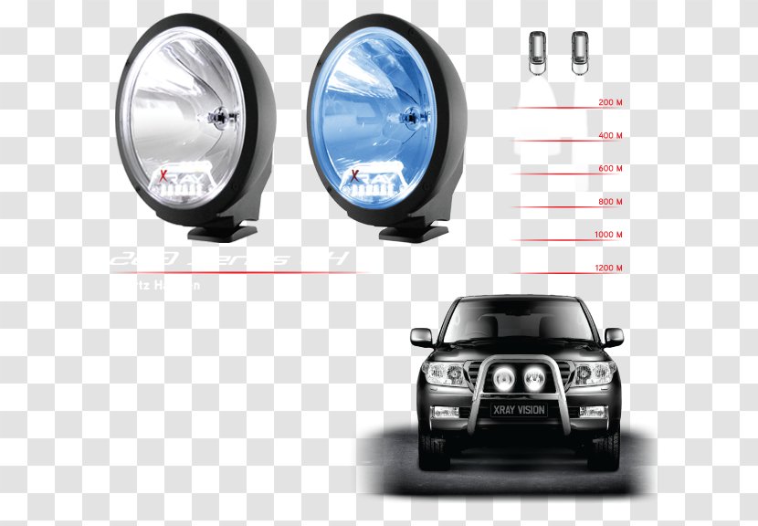 Headlamp Car Automotive Lighting Toyota FJ Cruiser - Light Transparent PNG