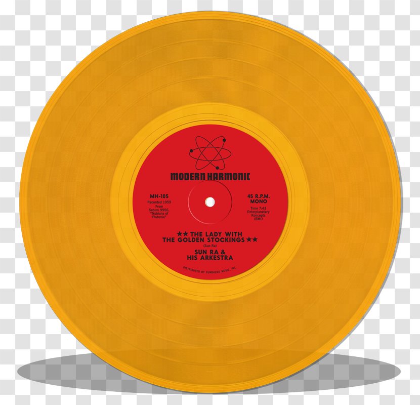 Compact Disc Product Design - Yellow - Orange Transparent PNG