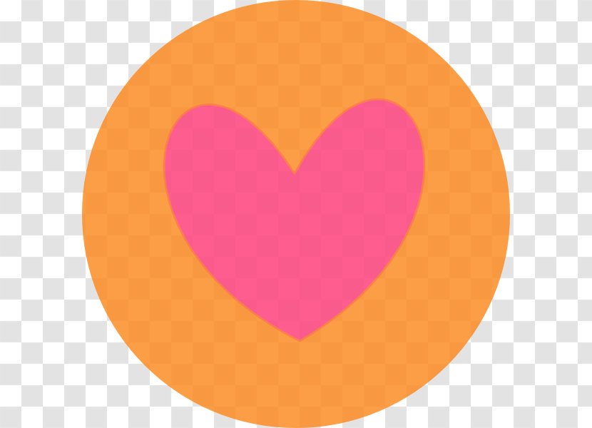 Keyword Tool Clip Art - Silhouette - Orange Heart Transparent PNG