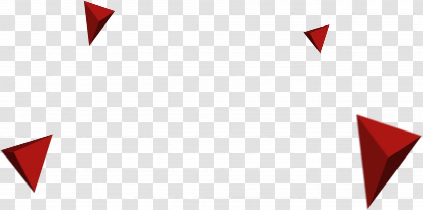 Logo Brand Triangle - Art Paper - Irregular Red Dropped Transparent PNG