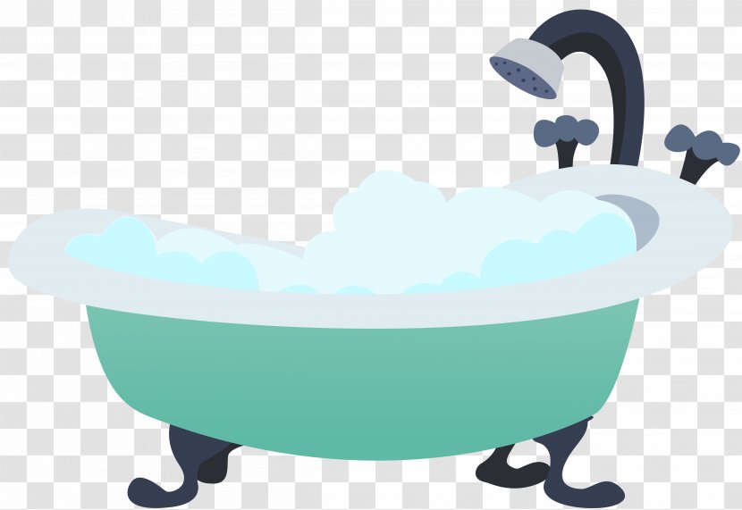 Bathtub Cartoon Bathroom Transparent PNG