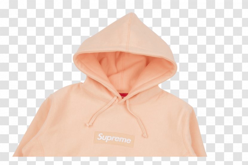 Hoodie Supreme Outerwear Pink - Sleeve Transparent PNG