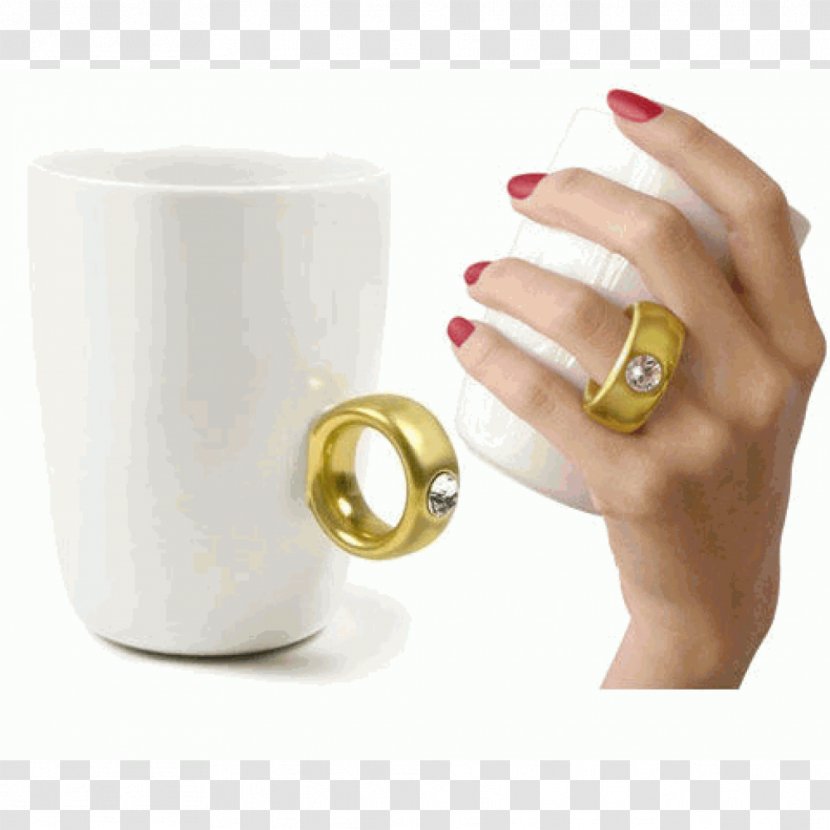 Mug Coffee Cup Carat Ceramic - Finger Transparent PNG