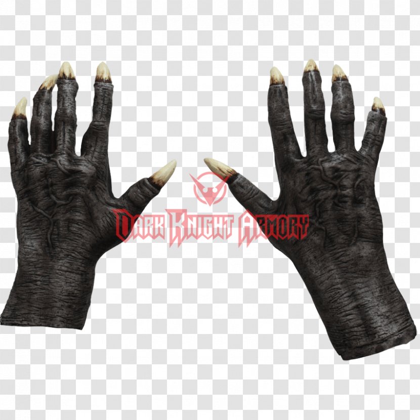 Finger Glove Costume Halloween Claw - Monster Transparent PNG