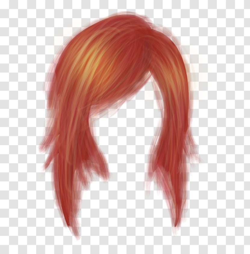 Human Hair Color Coloring Red - Lip Transparent PNG