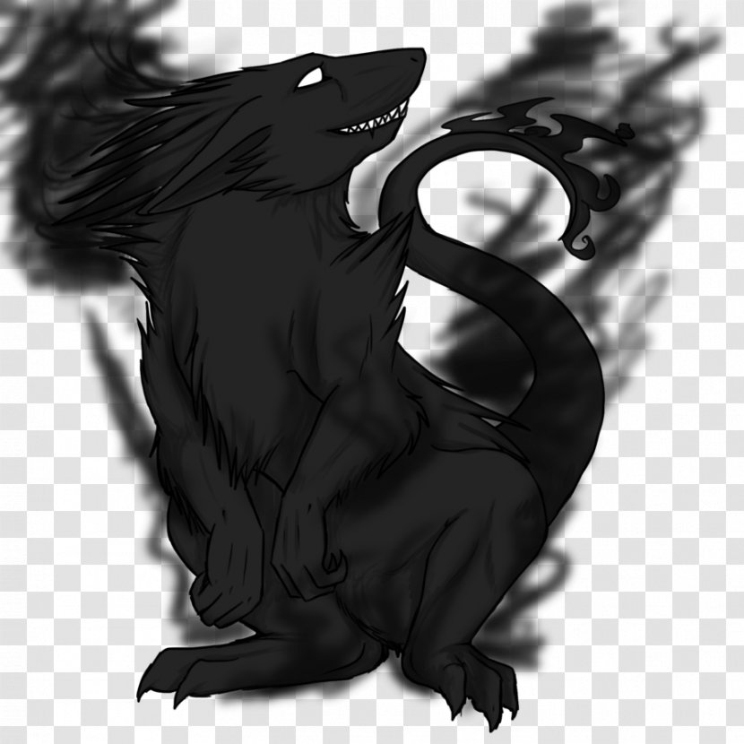 Canidae Werewolf Dog Mammal Black M - Mythical Creature Transparent PNG