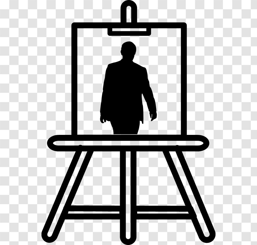 Easel Art Painting Clip - Chair Transparent PNG