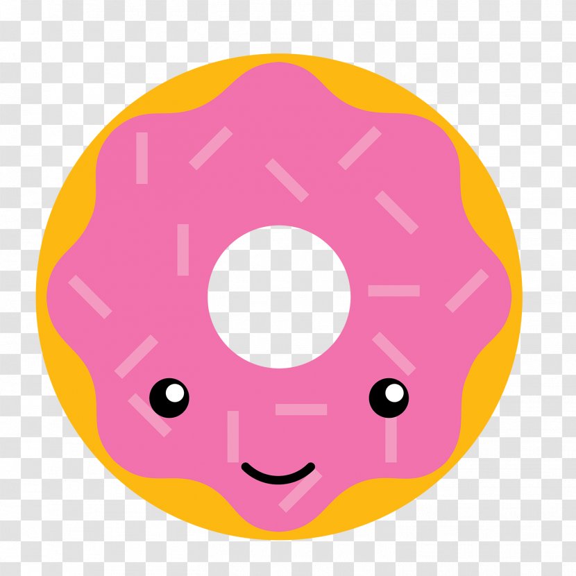 Clip Art Illustration Toy Infant Pink M - Cartoon Donut Transparent PNG