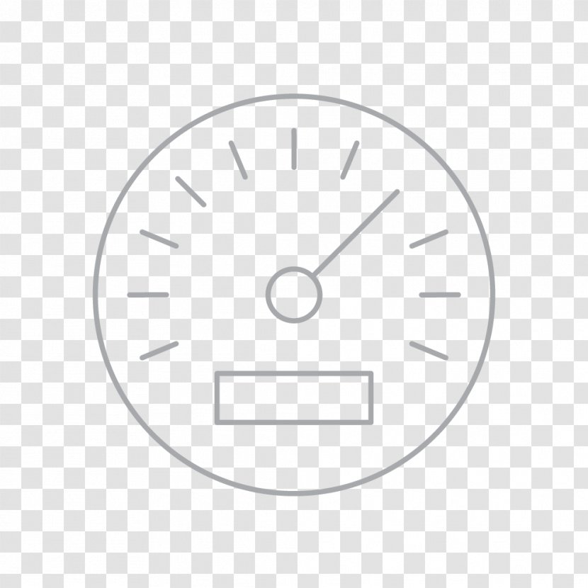 Circle Clock Area - Clothing Accessories - Speedometer Transparent PNG