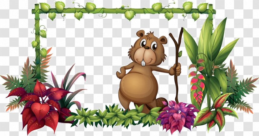 Royalty-free Stock Photography Illustration - Floral Design - Cartoon Flower Bear Material Transparent PNG