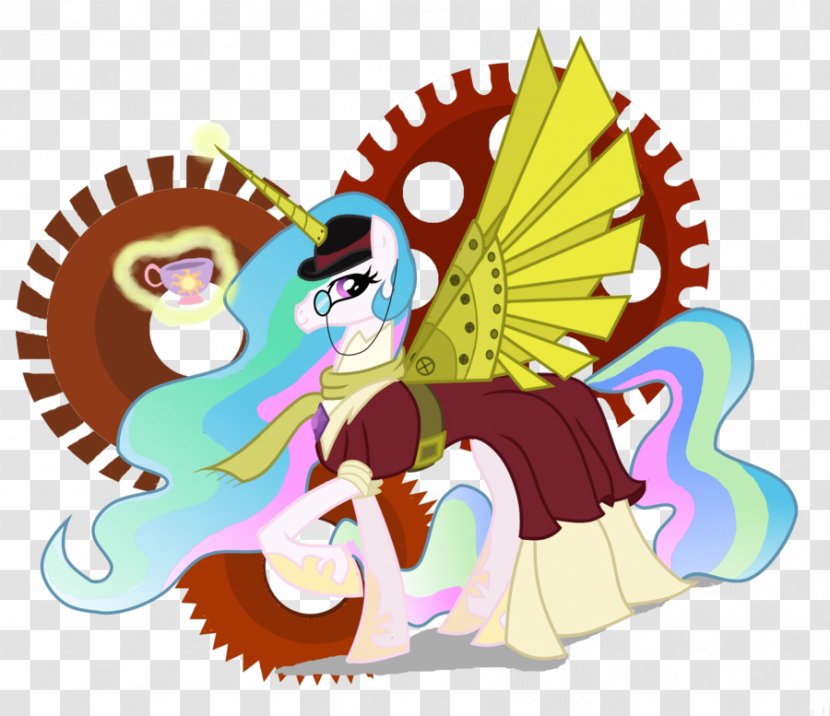 Pony Rainbow Dash Princess Celestia Applejack Steampunk - Equestria - My Little Friendship Is Magic Transparent PNG