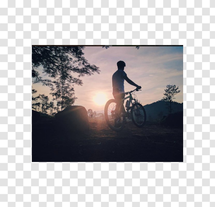 Bicycle Cycling Stock Photography Silhouette - Morning Transparent PNG