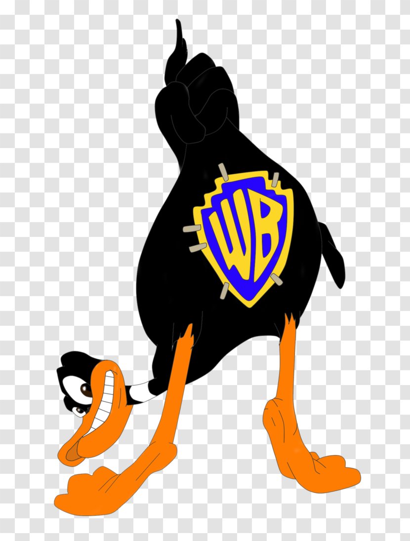 Beak Character Line Clip Art - Fiction - Daffy Duck Transparent PNG