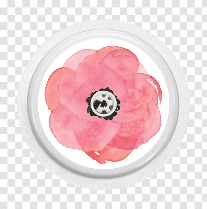 Continuous Glucose Monitor Poppy Diabetes Mellitus Sticker - Pink Transparent PNG