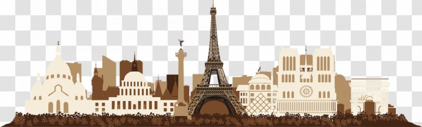 Paris Clip Art Image Vector Graphics - Tower - Skyline Clipart io Transparent PNG