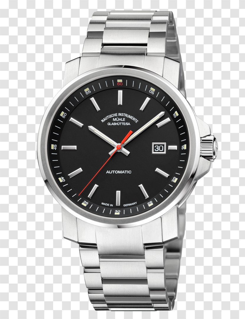 Nautische Instrumente Mühle Glashütte Automatic Watch Original - Silver Transparent PNG