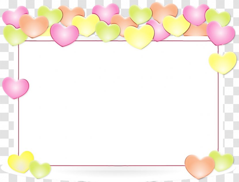 Friendship Day Heart Background - Wish - Party Supply Transparent PNG