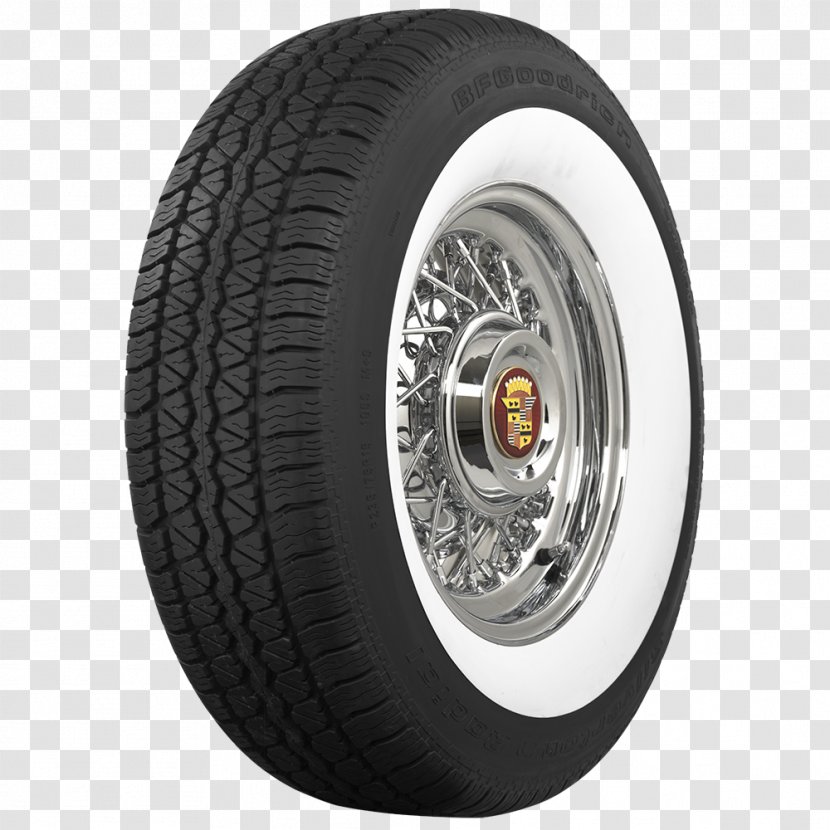 Car BFGoodrich Whitewall Tire Coker Radial - Wheel Transparent PNG