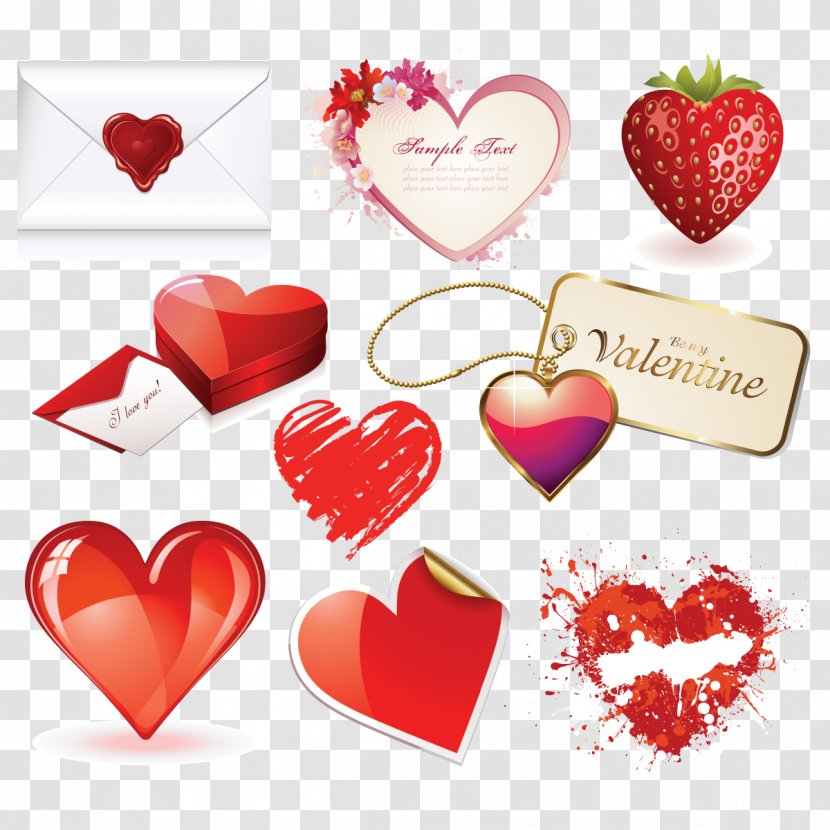 Valentine's Day Heart February 14 Clip Art - All Kinds Of Love Transparent PNG