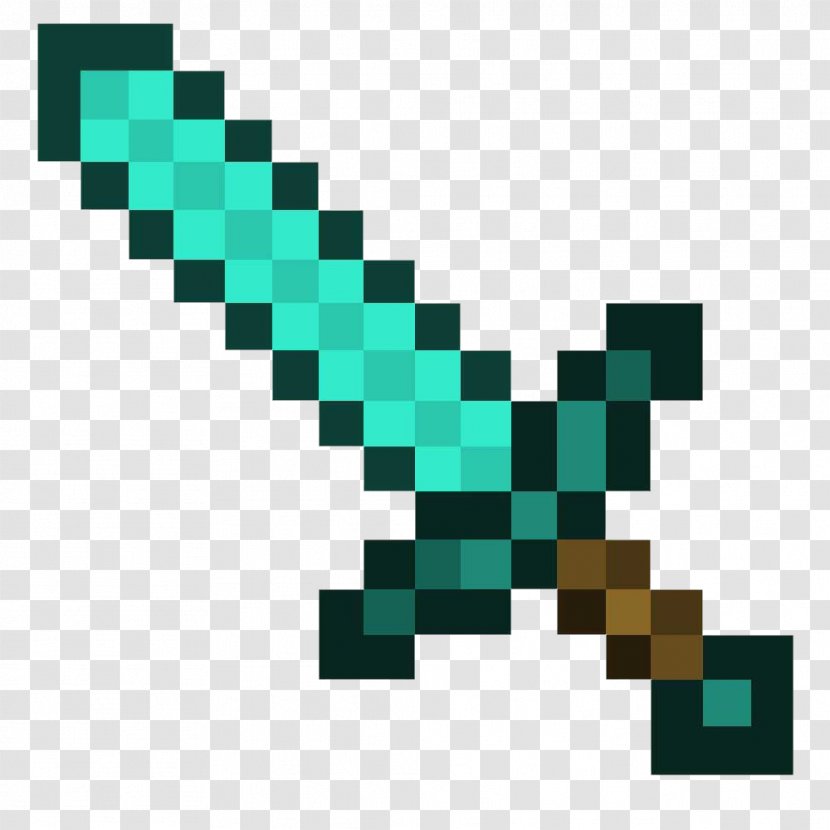 Minecraft: Pocket Edition The Forest Pokémon Diamond And Pearl Sword - Toy - Minecraft Transparent PNG