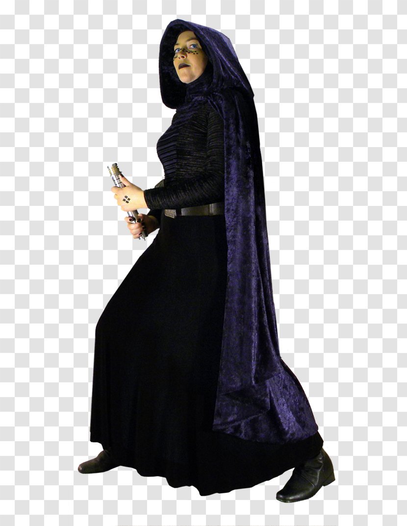 Robe Costume Design Cloak Velvet - Balaclava Transparent PNG