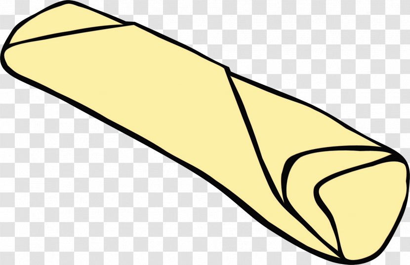 Potato Cartoon - Wrap - Yellow Small Bread Transparent PNG