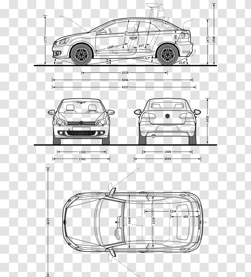 Volkswagen Jetta Car 2017 Golf GTI 2001 - Automotive Design - Mk6 Transparent PNG