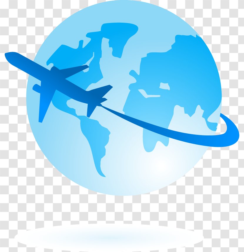 Skyline Travel Sharjah Air Corporate Management - Globe - Earth Transparent PNG