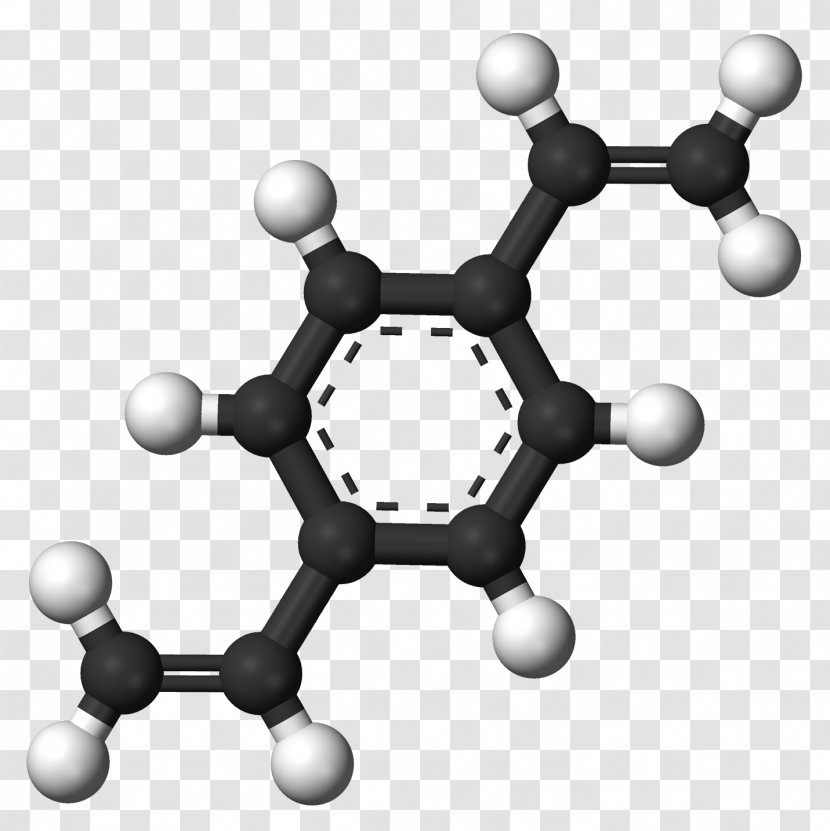 Ball-and-stick Model Molecule Organic Chemistry Anthracene - Tree - Divinylbenzene Transparent PNG