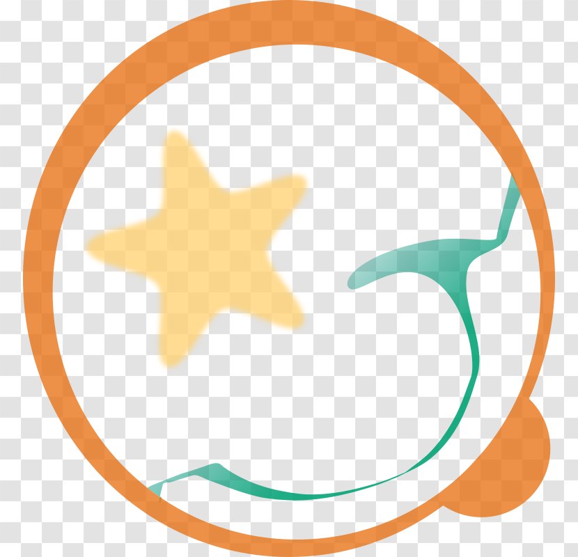 Clip Art - Orange - Sea Star Transparent PNG