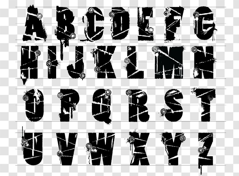 Font Vector Graphics Logo Letter Sort - Silhouette - Apocolypse Graphic Transparent PNG
