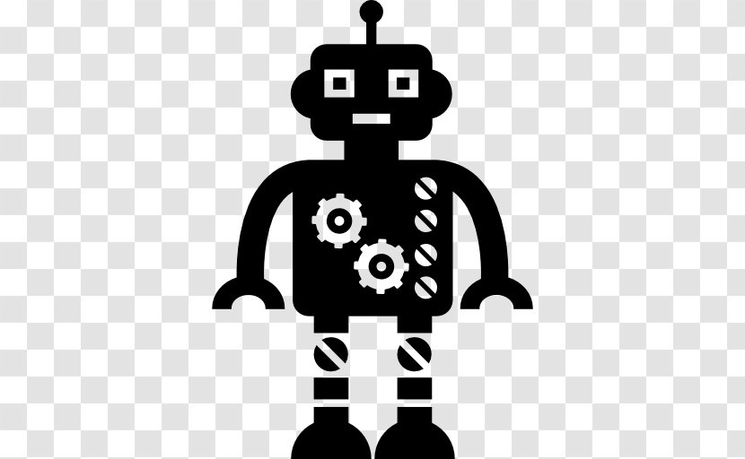 Robotic Process Automation Android Artificial Intelligence - Monochrome - Robot Transparent PNG