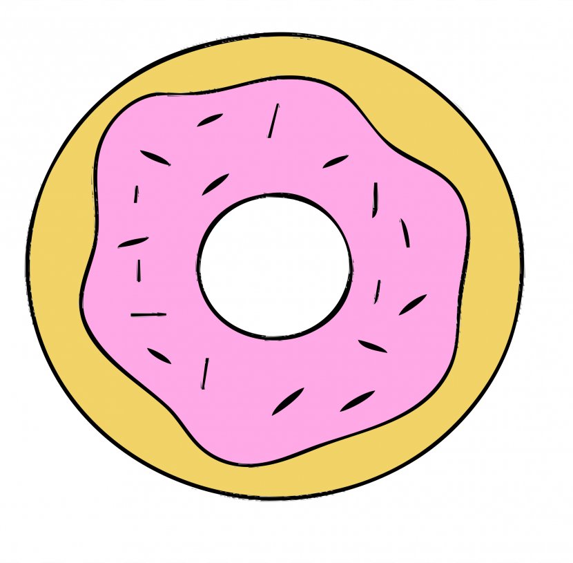 Donuts Cartoon Clip Art - Smile - 5 Transparent PNG
